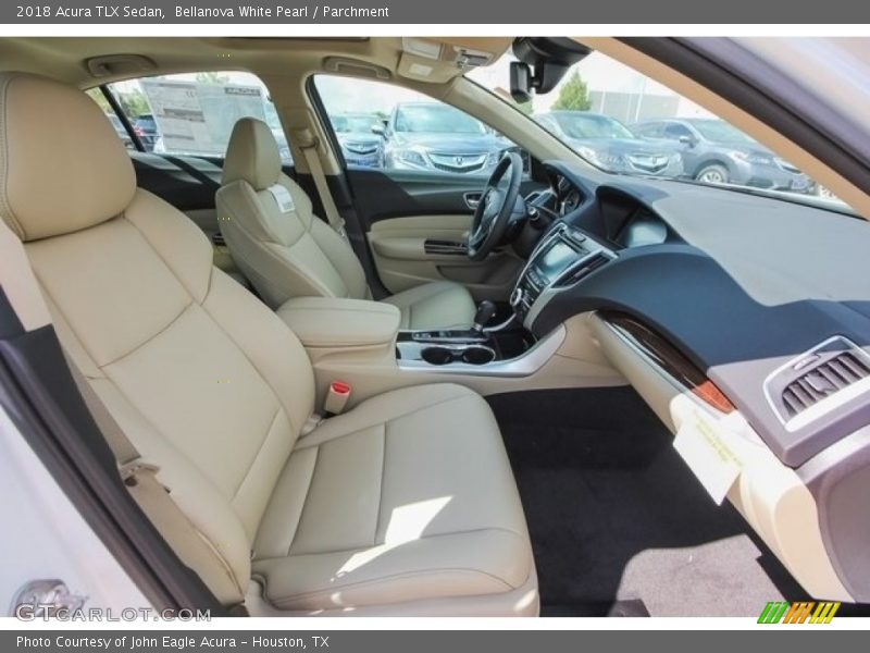 Bellanova White Pearl / Parchment 2018 Acura TLX Sedan