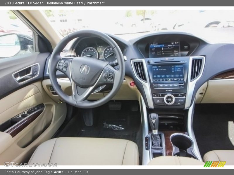 Bellanova White Pearl / Parchment 2018 Acura TLX Sedan