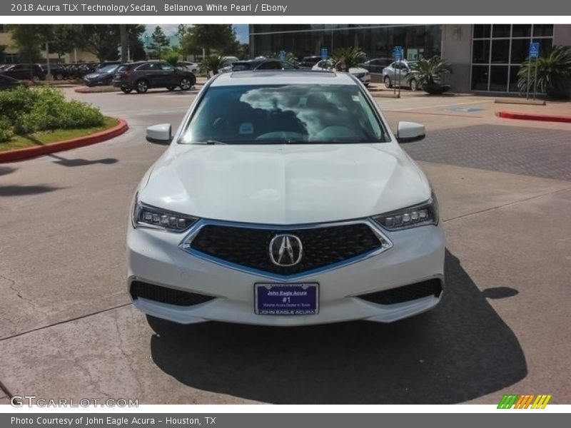 Bellanova White Pearl / Ebony 2018 Acura TLX Technology Sedan