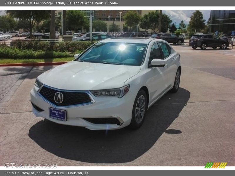 Bellanova White Pearl / Ebony 2018 Acura TLX Technology Sedan