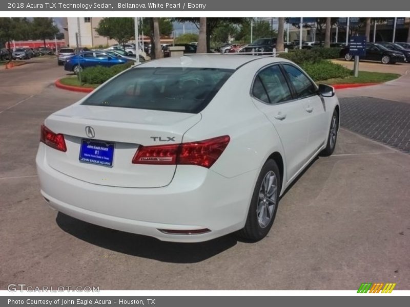 Bellanova White Pearl / Ebony 2018 Acura TLX Technology Sedan