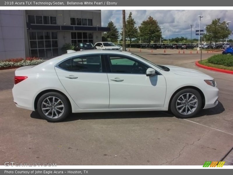 Bellanova White Pearl / Ebony 2018 Acura TLX Technology Sedan