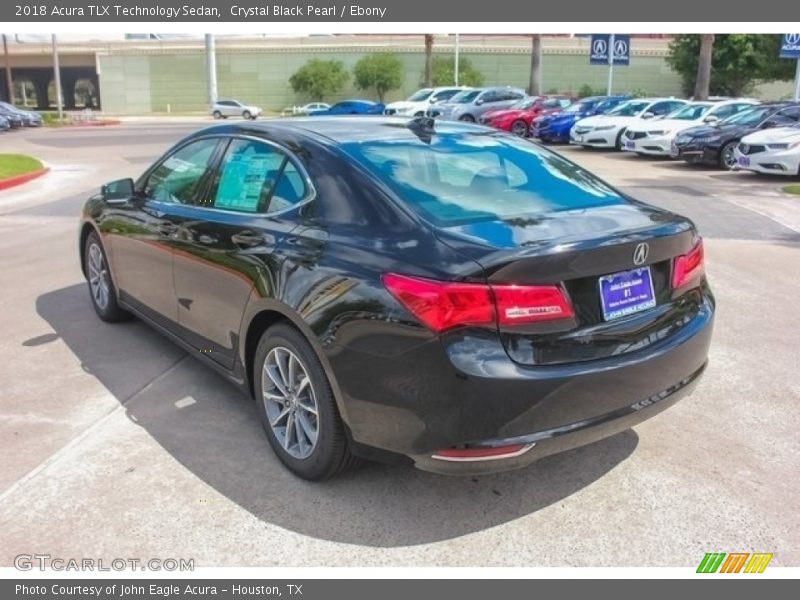 Crystal Black Pearl / Ebony 2018 Acura TLX Technology Sedan