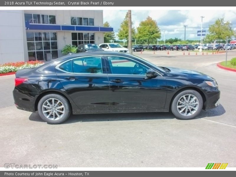 Crystal Black Pearl / Ebony 2018 Acura TLX Technology Sedan