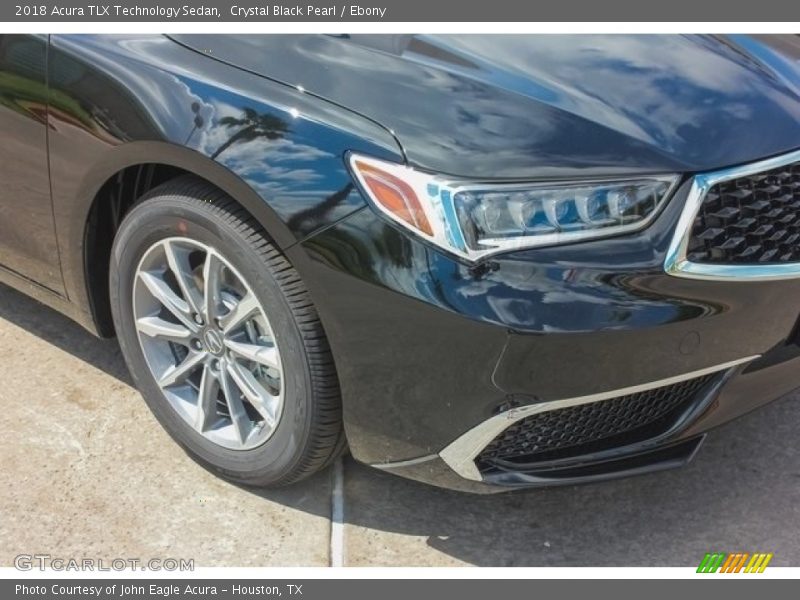 Crystal Black Pearl / Ebony 2018 Acura TLX Technology Sedan