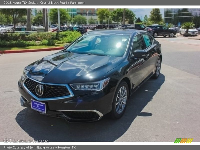 Crystal Black Pearl / Parchment 2018 Acura TLX Sedan