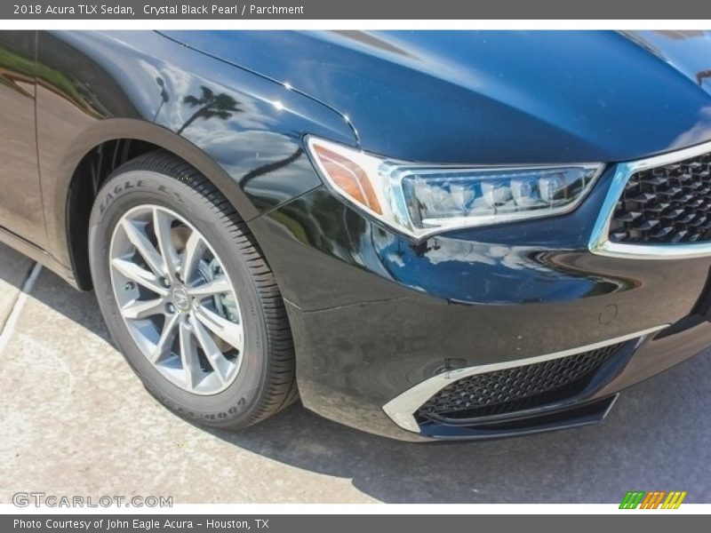 Crystal Black Pearl / Parchment 2018 Acura TLX Sedan