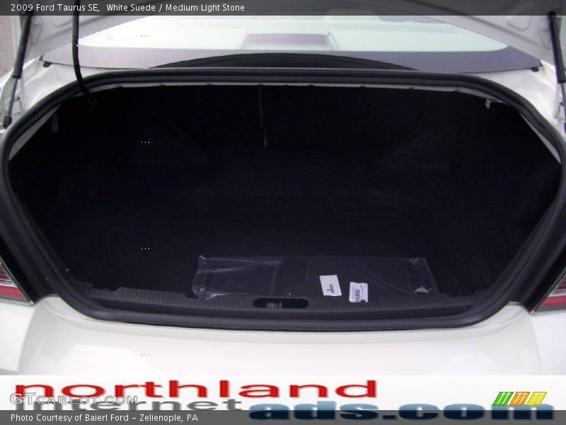 White Suede / Medium Light Stone 2009 Ford Taurus SE