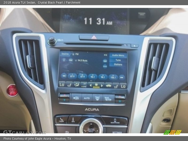 Controls of 2018 TLX Sedan
