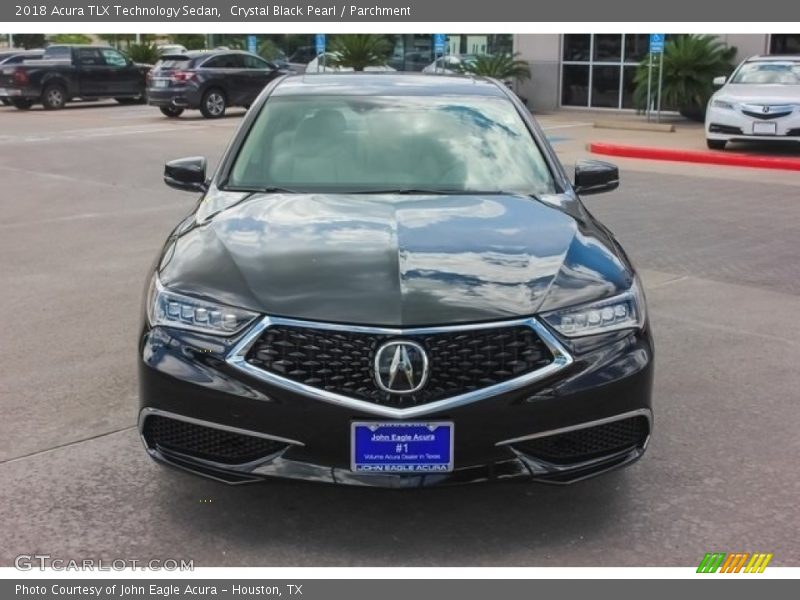 Crystal Black Pearl / Parchment 2018 Acura TLX Technology Sedan