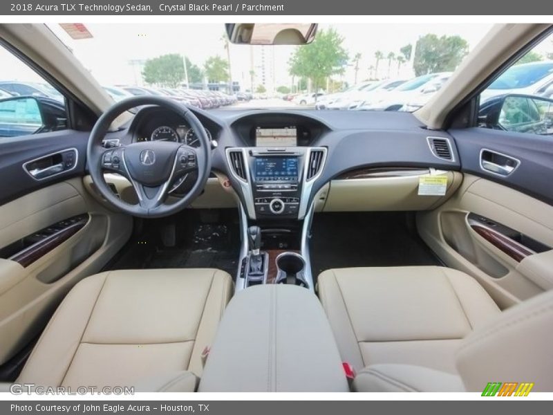 Crystal Black Pearl / Parchment 2018 Acura TLX Technology Sedan