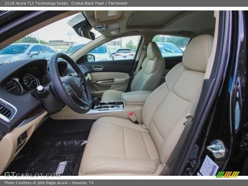 Crystal Black Pearl / Parchment 2018 Acura TLX Technology Sedan