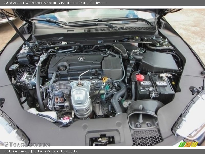 Crystal Black Pearl / Parchment 2018 Acura TLX Technology Sedan