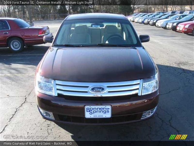 Cinnamon Metallic / Medium Light Stone 2009 Ford Taurus SE