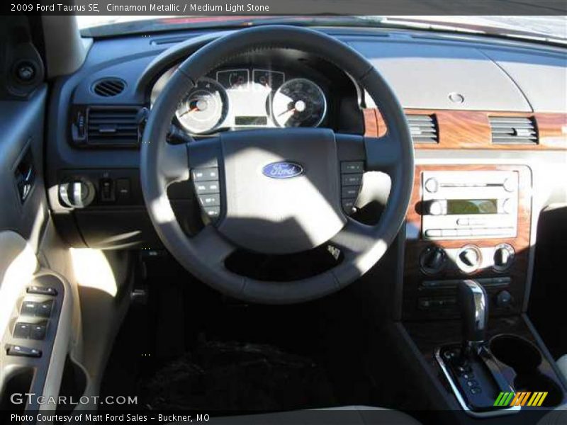 Cinnamon Metallic / Medium Light Stone 2009 Ford Taurus SE