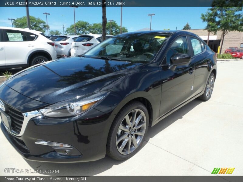 Jet Black Mica / Black 2018 Mazda MAZDA3 Grand Touring 4 Door