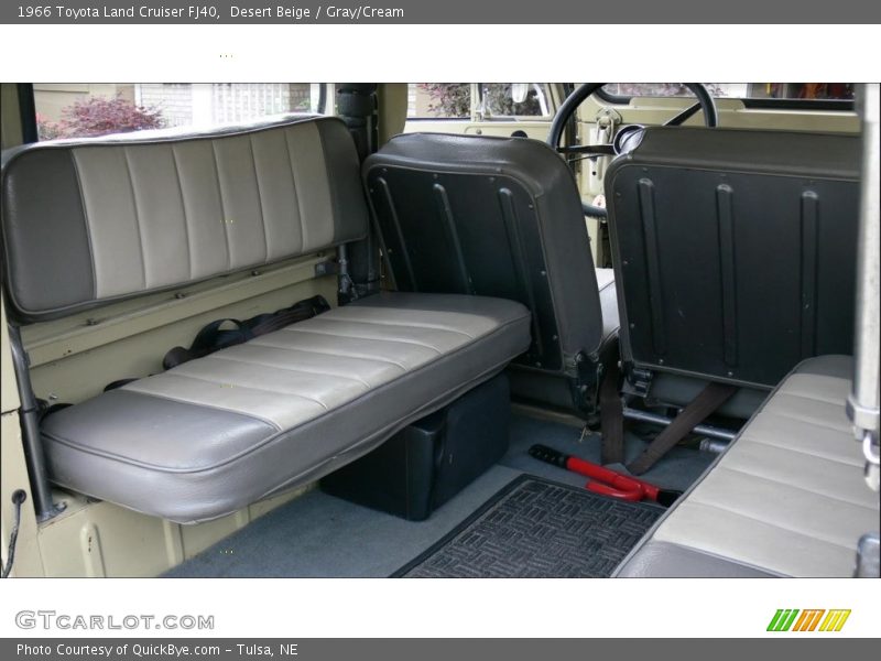 Rear Seat of 1966 Land Cruiser FJ40