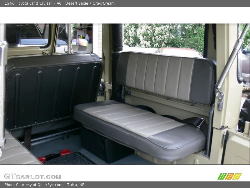 Rear Seat of 1966 Land Cruiser FJ40