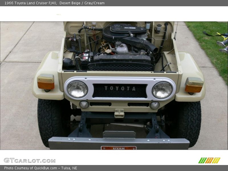 Desert Beige / Gray/Cream 1966 Toyota Land Cruiser FJ40