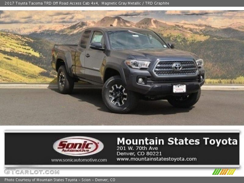 Magnetic Gray Metallic / TRD Graphite 2017 Toyota Tacoma TRD Off Road Access Cab 4x4