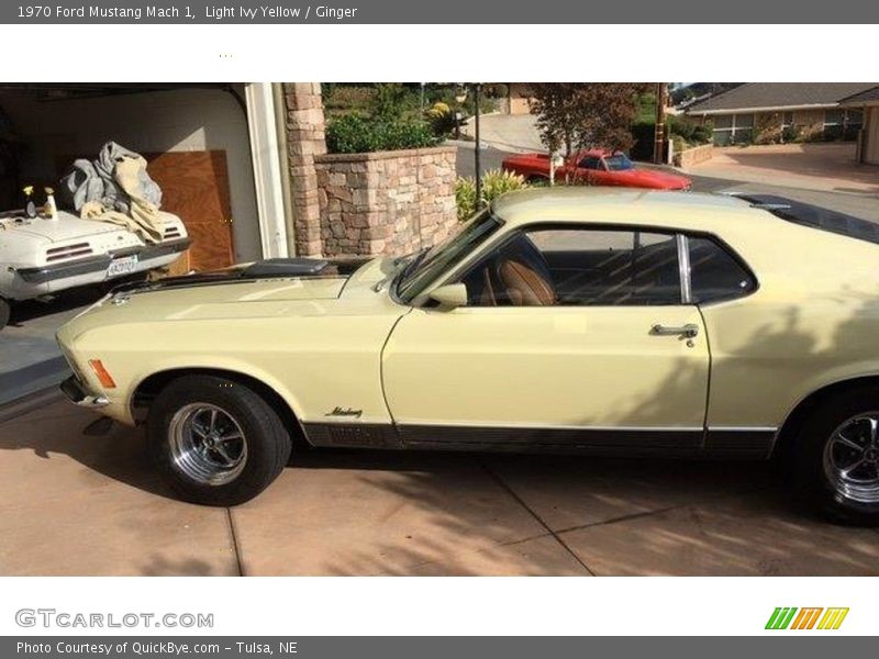 Light Ivy Yellow / Ginger 1970 Ford Mustang Mach 1