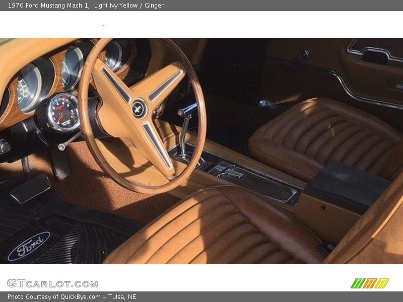  1970 Mustang Mach 1 Ginger Interior