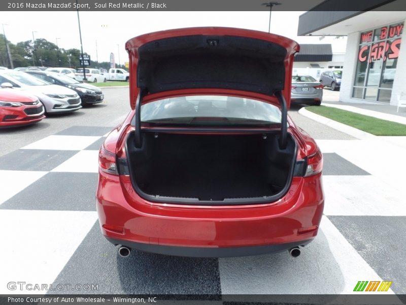 Soul Red Metallic / Black 2016 Mazda Mazda6 Sport