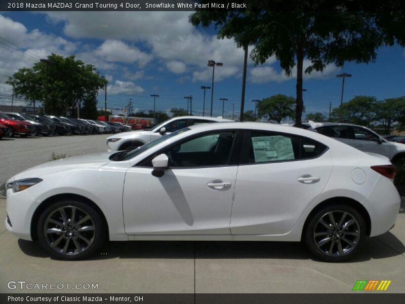  2018 MAZDA3 Grand Touring 4 Door Snowflake White Pearl Mica