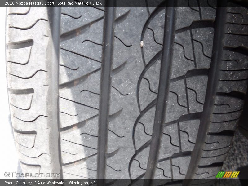 Soul Red Metallic / Black 2016 Mazda Mazda6 Sport