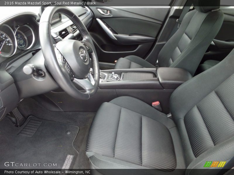 Soul Red Metallic / Black 2016 Mazda Mazda6 Sport