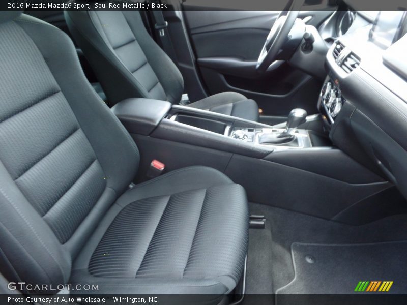 Soul Red Metallic / Black 2016 Mazda Mazda6 Sport