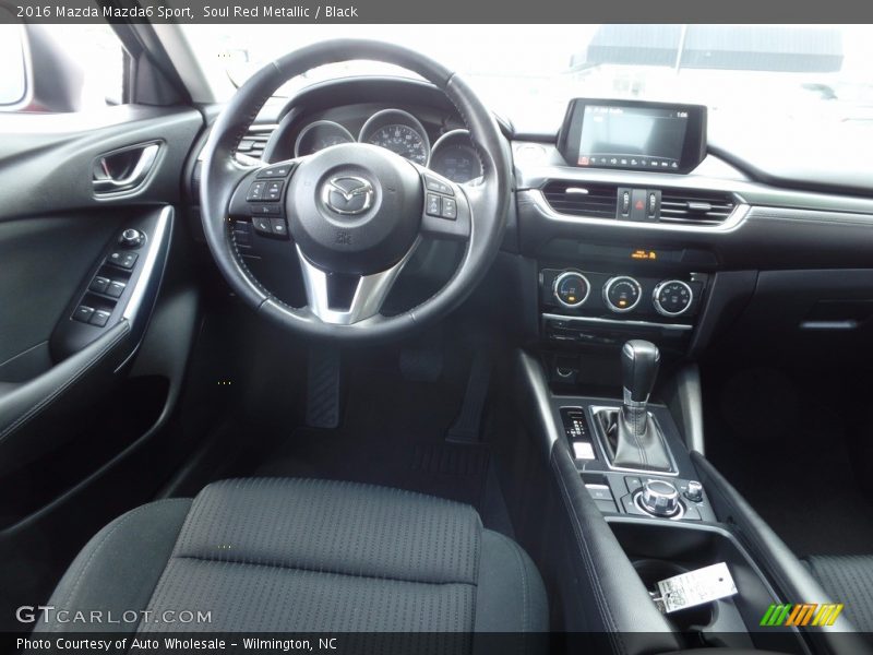 Soul Red Metallic / Black 2016 Mazda Mazda6 Sport