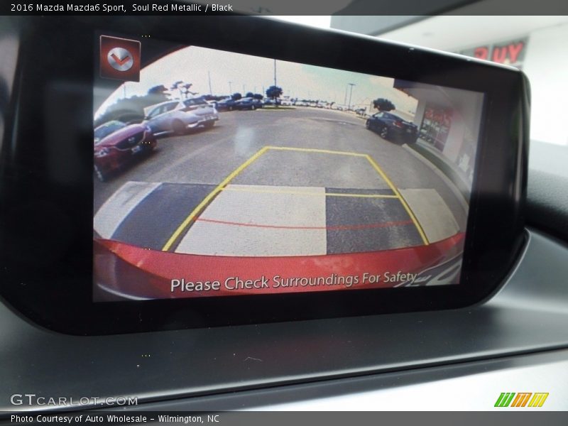 Soul Red Metallic / Black 2016 Mazda Mazda6 Sport