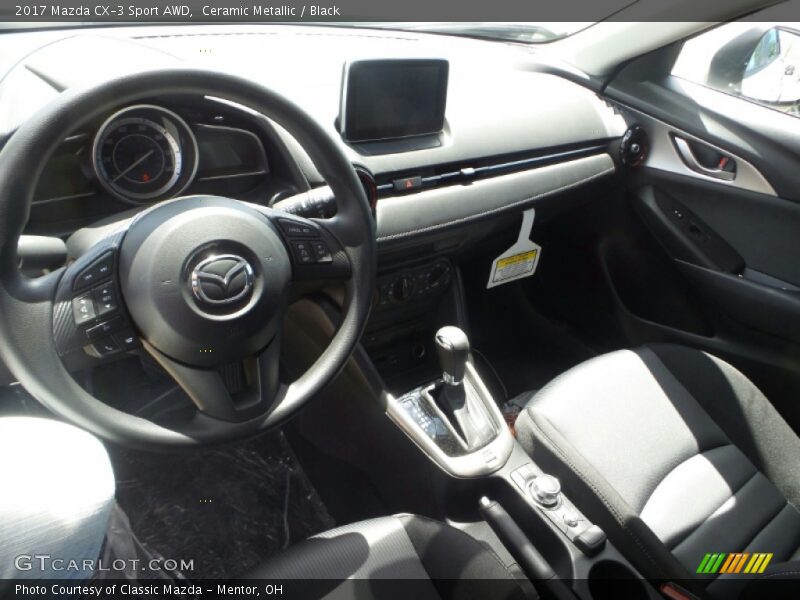 Ceramic Metallic / Black 2017 Mazda CX-3 Sport AWD