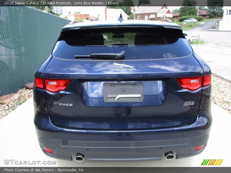 Loire Blue Metallic / Ebony 2018 Jaguar F-PACE 25t AWD Premium