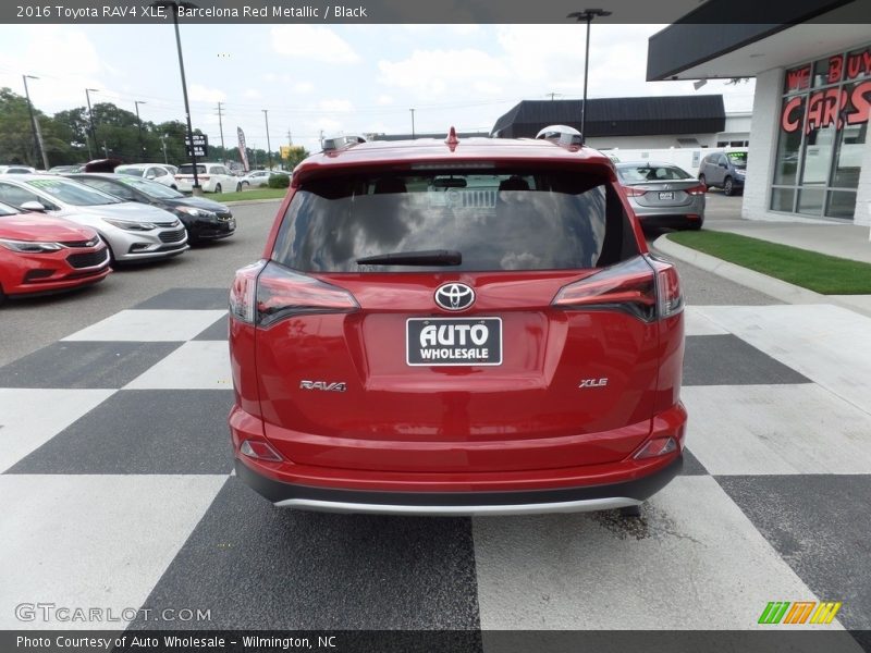 Barcelona Red Metallic / Black 2016 Toyota RAV4 XLE