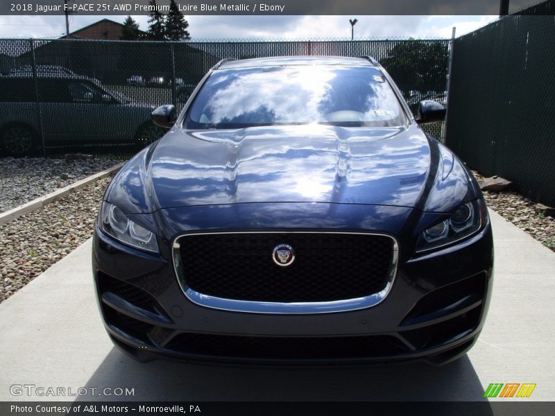 Loire Blue Metallic / Ebony 2018 Jaguar F-PACE 25t AWD Premium