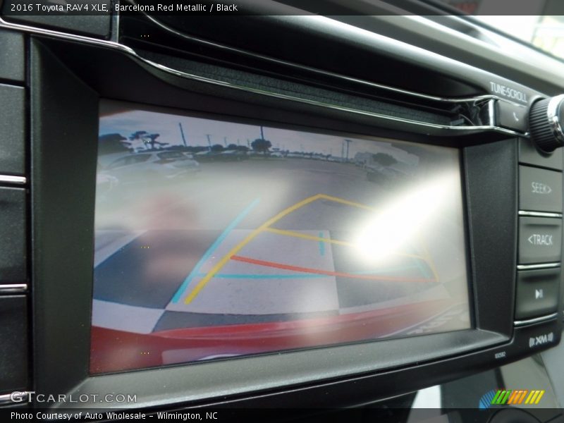 Barcelona Red Metallic / Black 2016 Toyota RAV4 XLE