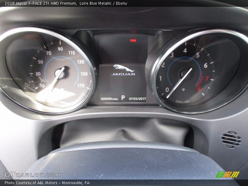 Loire Blue Metallic / Ebony 2018 Jaguar F-PACE 25t AWD Premium