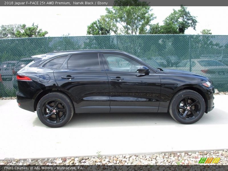 Narvik Black / Ebony 2018 Jaguar F-PACE 25t AWD Premium