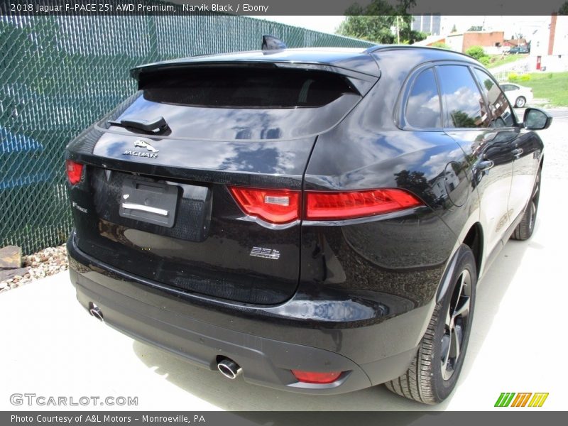 Narvik Black / Ebony 2018 Jaguar F-PACE 25t AWD Premium