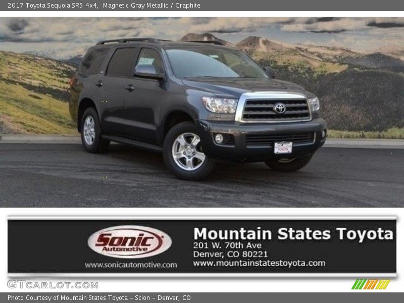 Magnetic Gray Metallic / Graphite 2017 Toyota Sequoia SR5 4x4