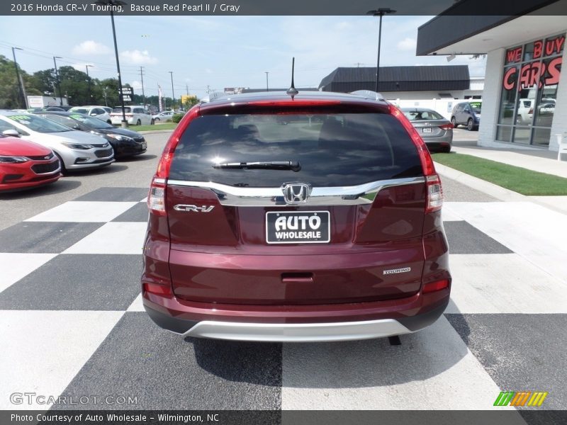 Basque Red Pearl II / Gray 2016 Honda CR-V Touring