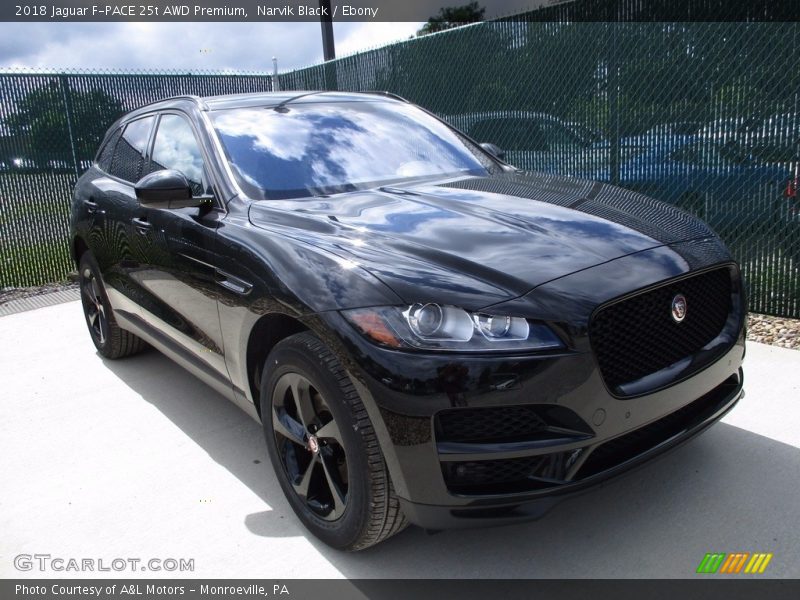 Narvik Black / Ebony 2018 Jaguar F-PACE 25t AWD Premium