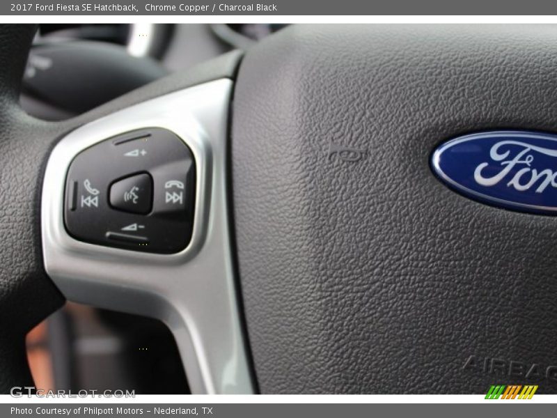 Chrome Copper / Charcoal Black 2017 Ford Fiesta SE Hatchback