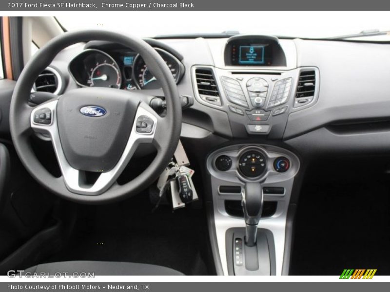 Chrome Copper / Charcoal Black 2017 Ford Fiesta SE Hatchback