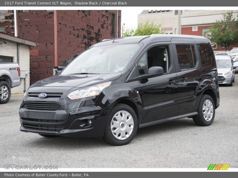 Shadow Black / Charcoal Black 2017 Ford Transit Connect XLT Wagon