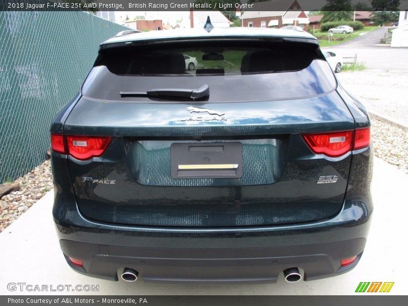 British Racing Green Metallic / Light Oyster 2018 Jaguar F-PACE 25t AWD Prestige