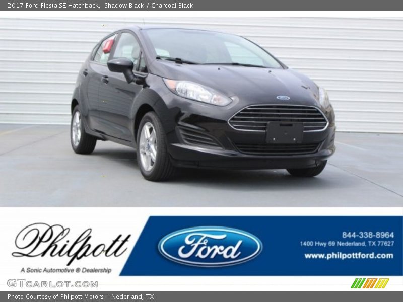 Shadow Black / Charcoal Black 2017 Ford Fiesta SE Hatchback