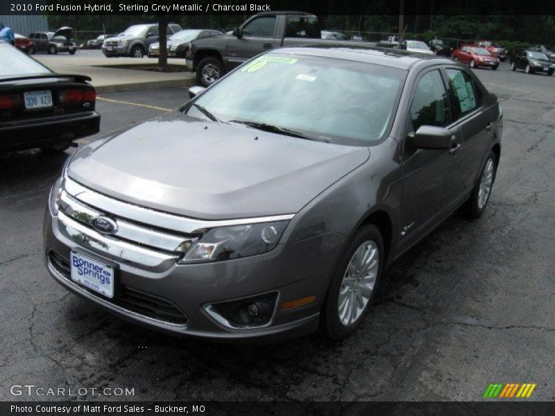 Sterling Grey Metallic / Charcoal Black 2010 Ford Fusion Hybrid